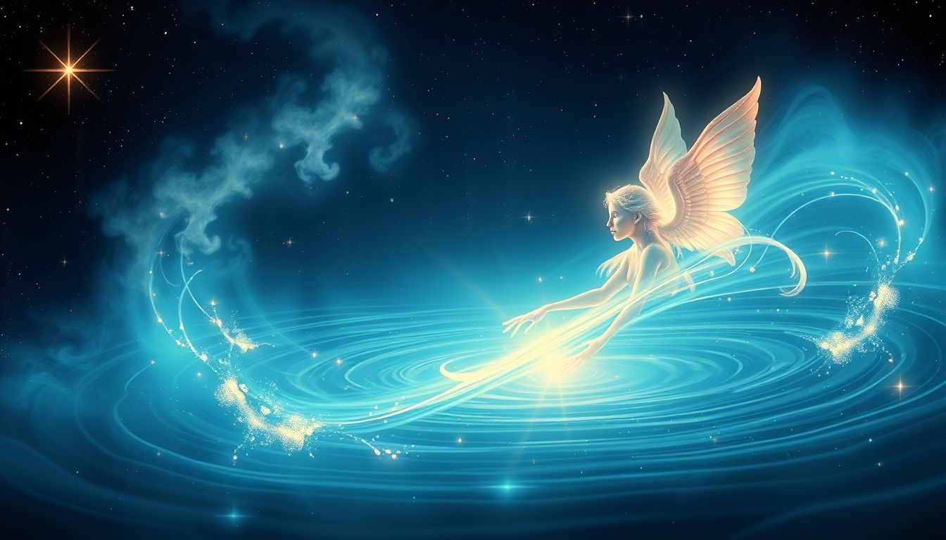 Eine Nymphe im Brunnen symbolisiert verborgene Sehnsüchte und Reinheit.