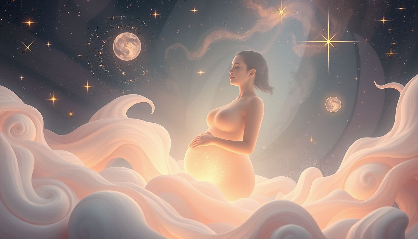 Träume von Schwangerschaft symbolisieren oft kreative Neuanfänge und Fürsorge.