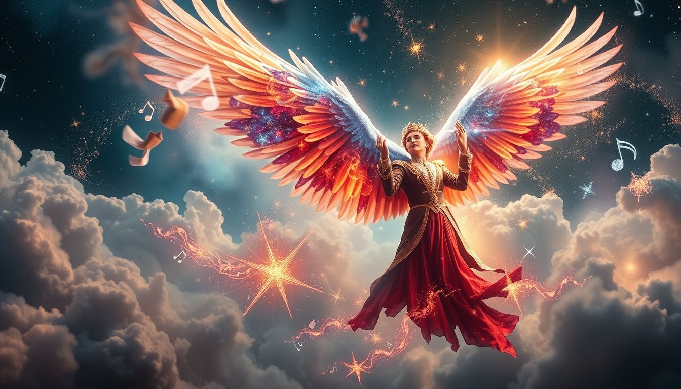 Ein Tambourmajor, der zum Vogel wird, symbolisiert Freiheit und Wandel.