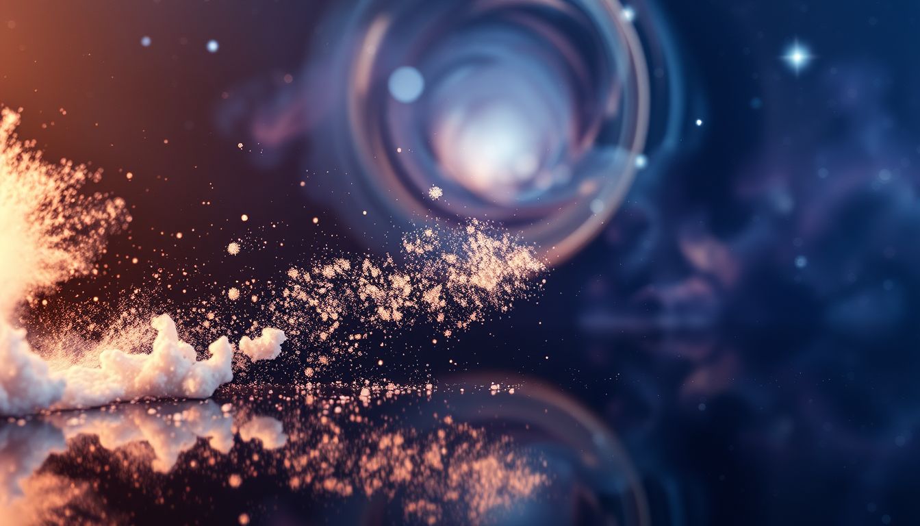 Puder und Spiegel symbolisieren Selbstbild und verborgene Emotionen im Traum.