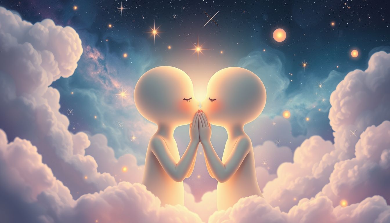 Das Küssen von Moppelwangen symbolisiert oft Zuneigung und Geborgenheit.