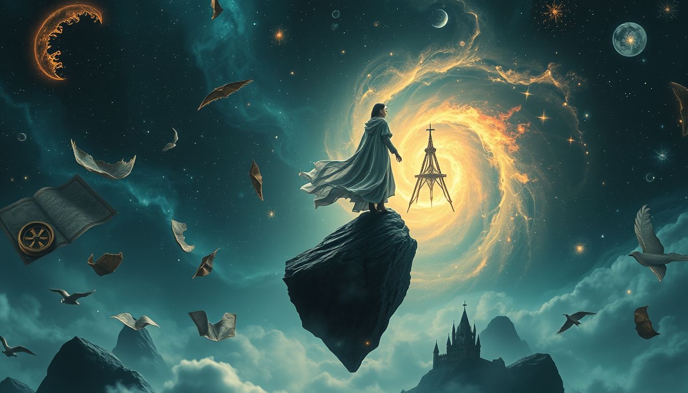 Ein Späher symbolisiert Wachsamkeit und verborgene Erkenntnisse im Mittelalter.