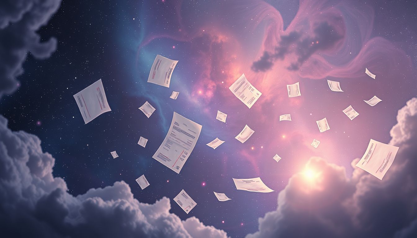 Verlorene Empfangsbestätigung symbolisiert Unsicherheit und verpasste Chancen.