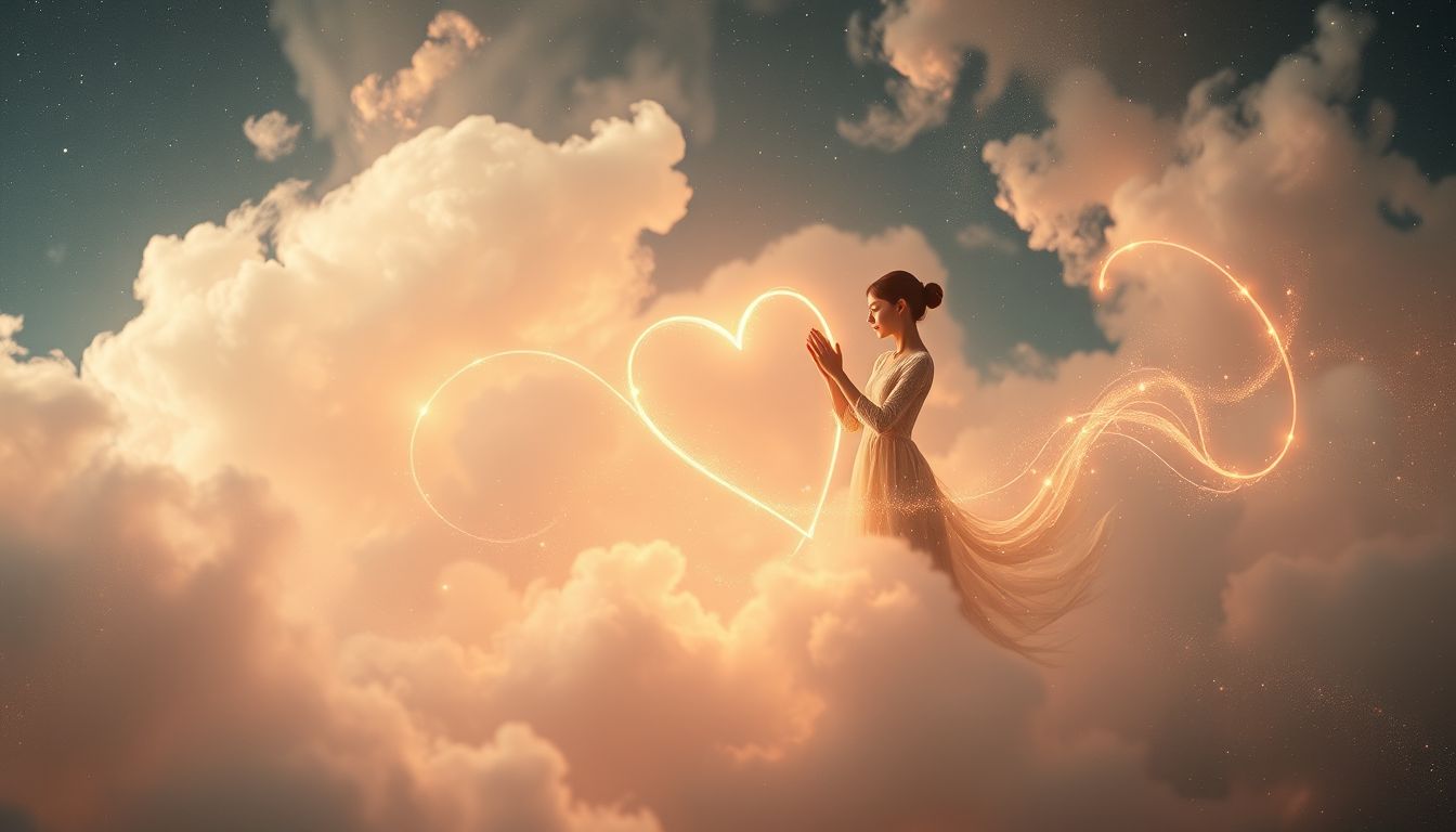 Traum 5 zeigt: Pantomimen symbolisieren stumme Liebesbotschaften im Traum.