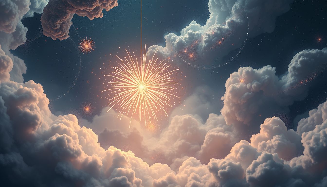 Ein Feuerwerk, das nicht zündet, symbolisiert verpasste Chancen im Traum.