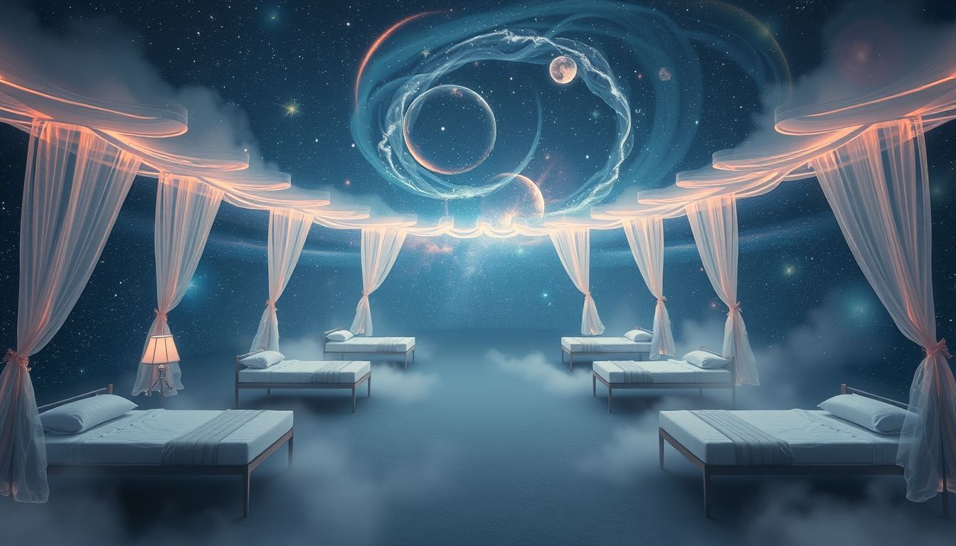 Der Schlafsaal im Traum symbolisiert oft Gemeinschaft und persönliche Entwicklung.