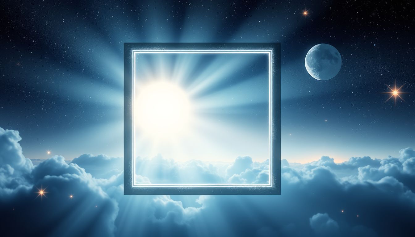 Mondlicht im Traum symbolisiert oft innere Klarheit und Ruhe.