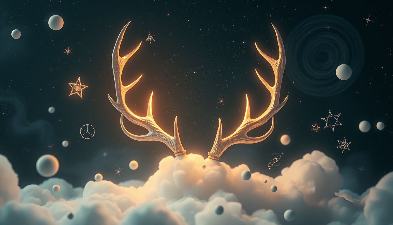 Eine Brunft in ungewöhnlicher Umgebung symbolisiert innere Konflikte.