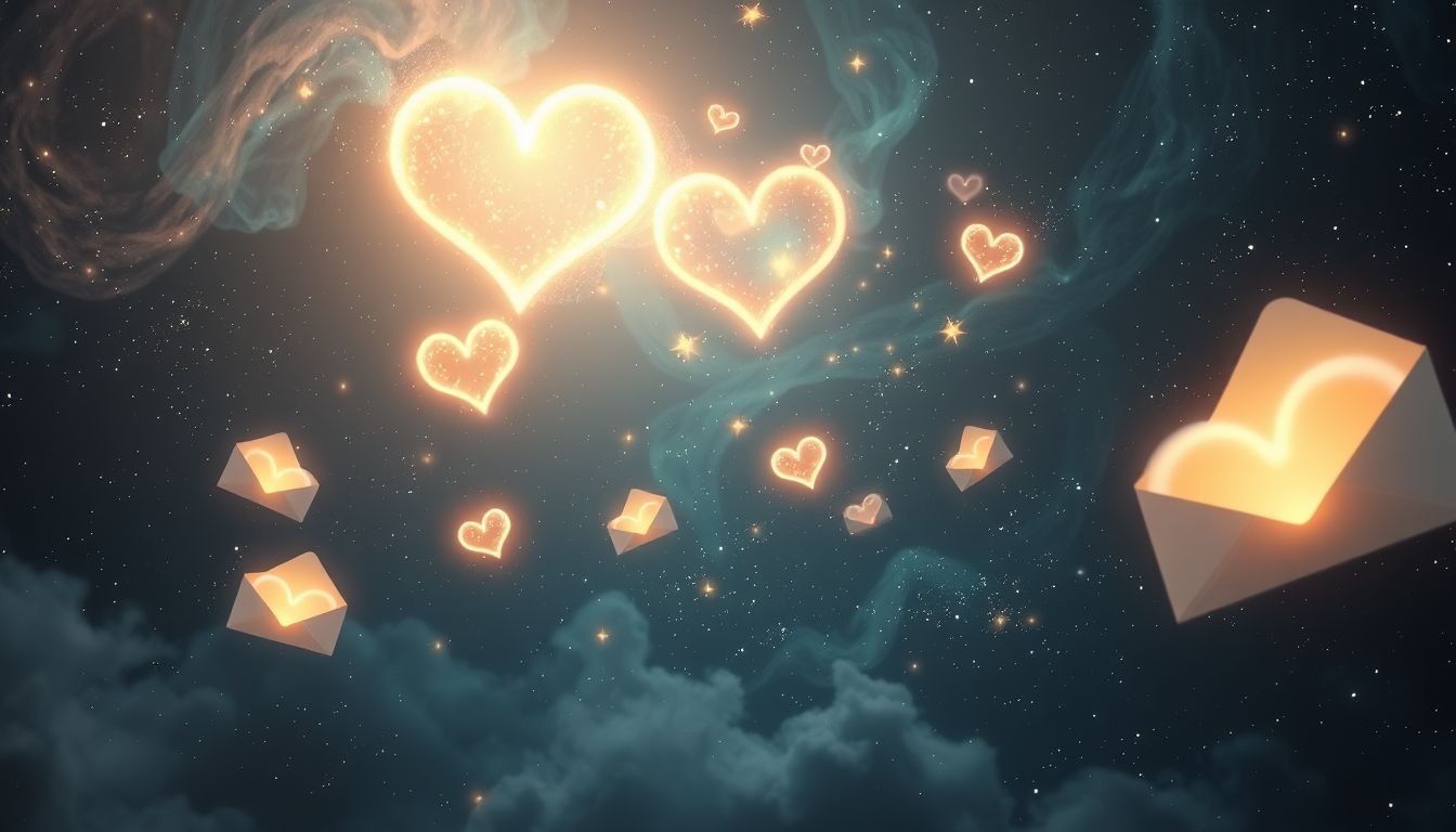 Ein Liebesbrief im Traum symbolisiert Sehnsucht nach emotionaler Nähe.