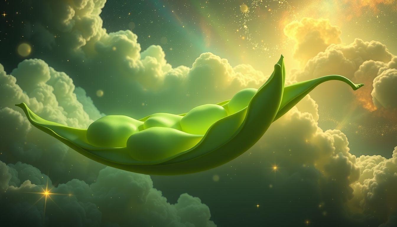 Grüne Bohnen verschenken symbolisiert Großzügigkeit und neue Chancen im Traum.