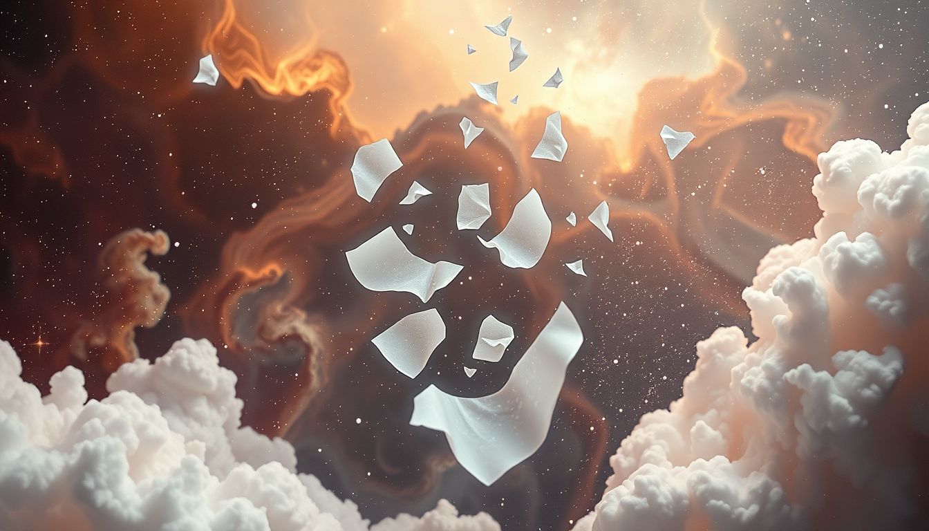 Ein zerfallende Empfangsbestätigung symbolisiert verlorenes Vertrauen und Unsicherheit.