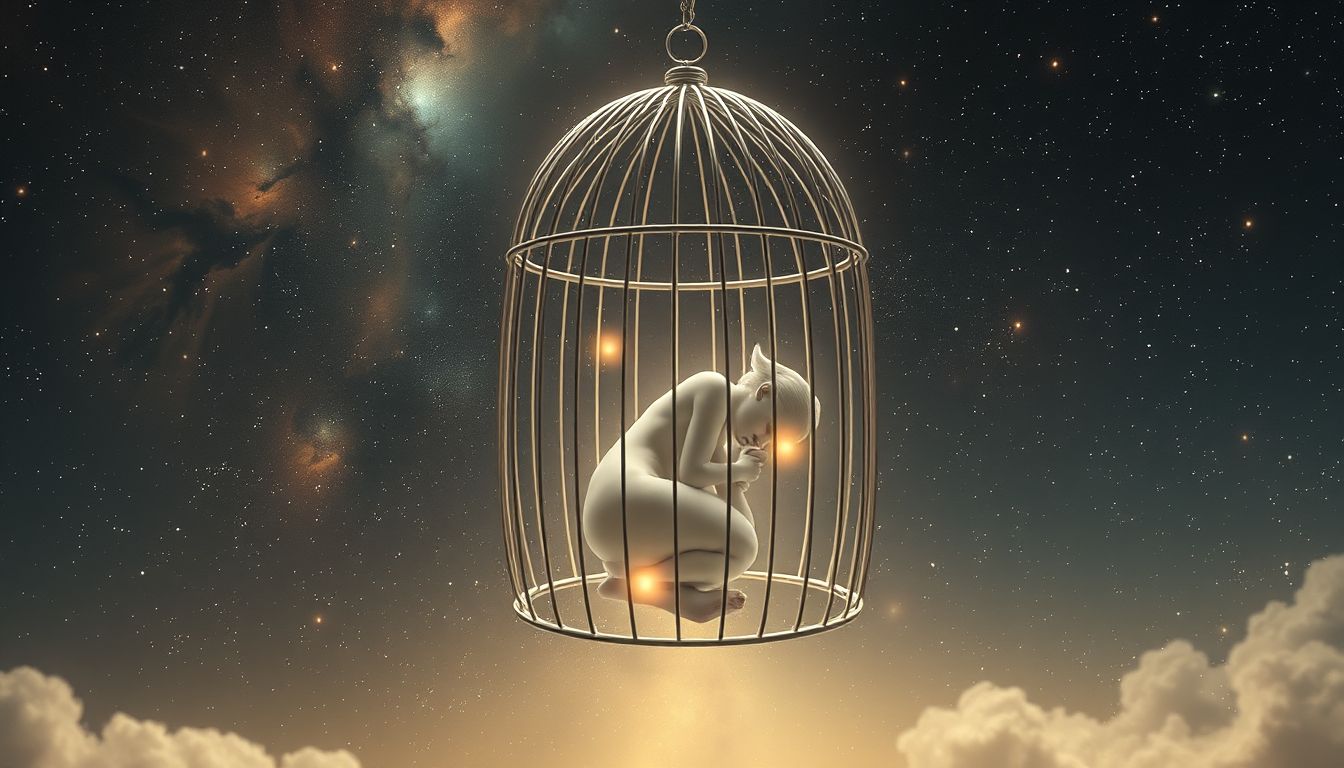 Der Käfig im Traum symbolisiert oft Schutz und Einsamkeit zugleich.