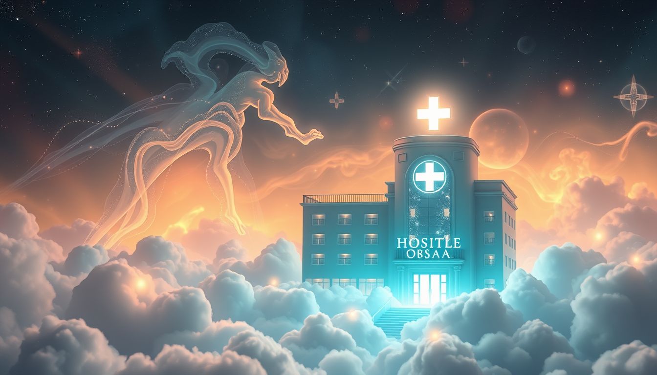 Ein Krankenhaus im Traum symbolisiert oft Heilung und Neubeginn.