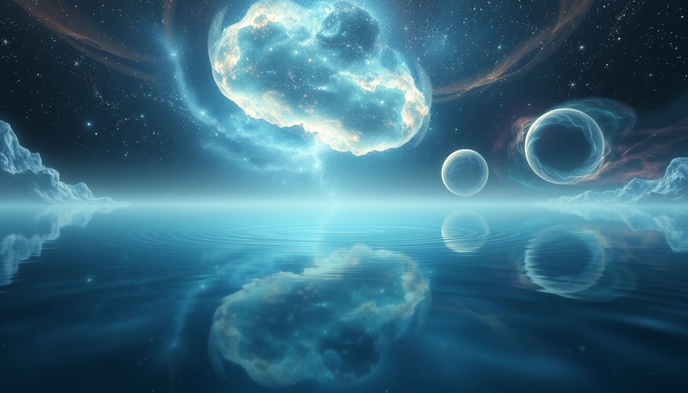 Ein ruhiger See im Traum symbolisiert tiefe innere Gelassenheit.