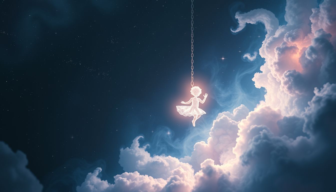 Ein Kind in Absperrkette steht für Schutz und Begrenzung.