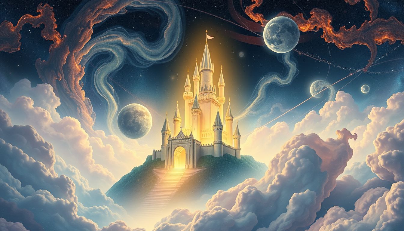 Eine Burg im Traum symbolisiert Sicherheit vor äußeren Gefahren.