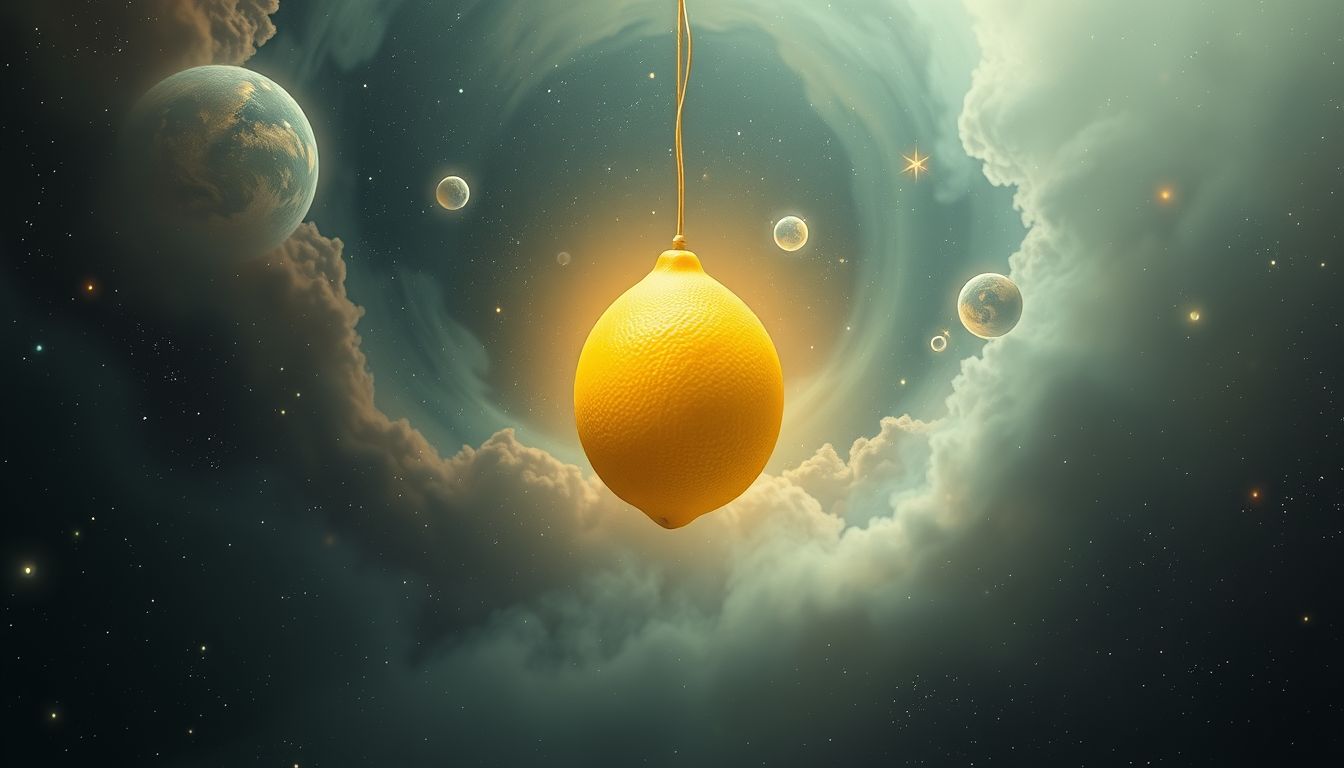Eine einzelne Zitrone symbolisiert oft Einsamkeit und Selbstfindung.