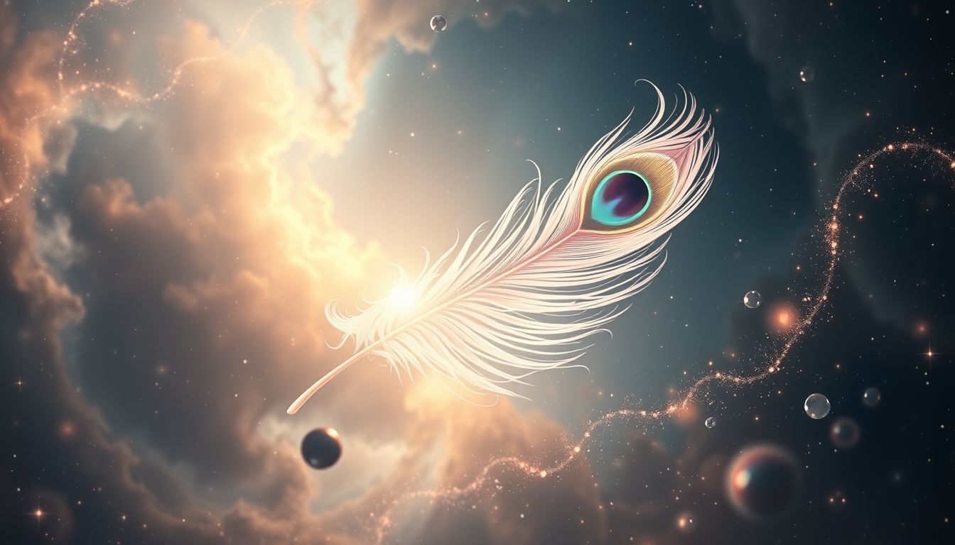 Der Traum von fliegender Pfauenfeder symbolisiert Freiheit und Transformation.
