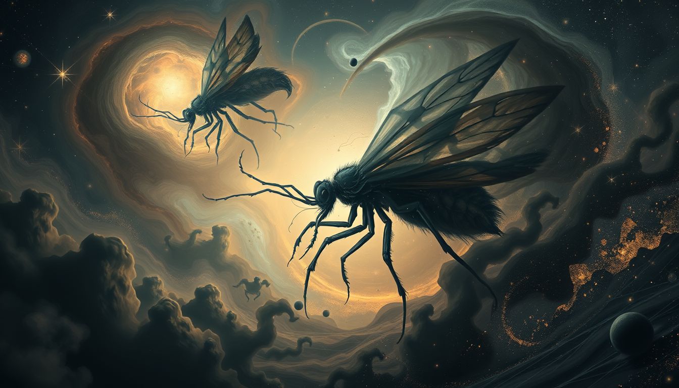 Insektensammlung im Traum symbolisiert oft verborgene Ängste und Wandel.