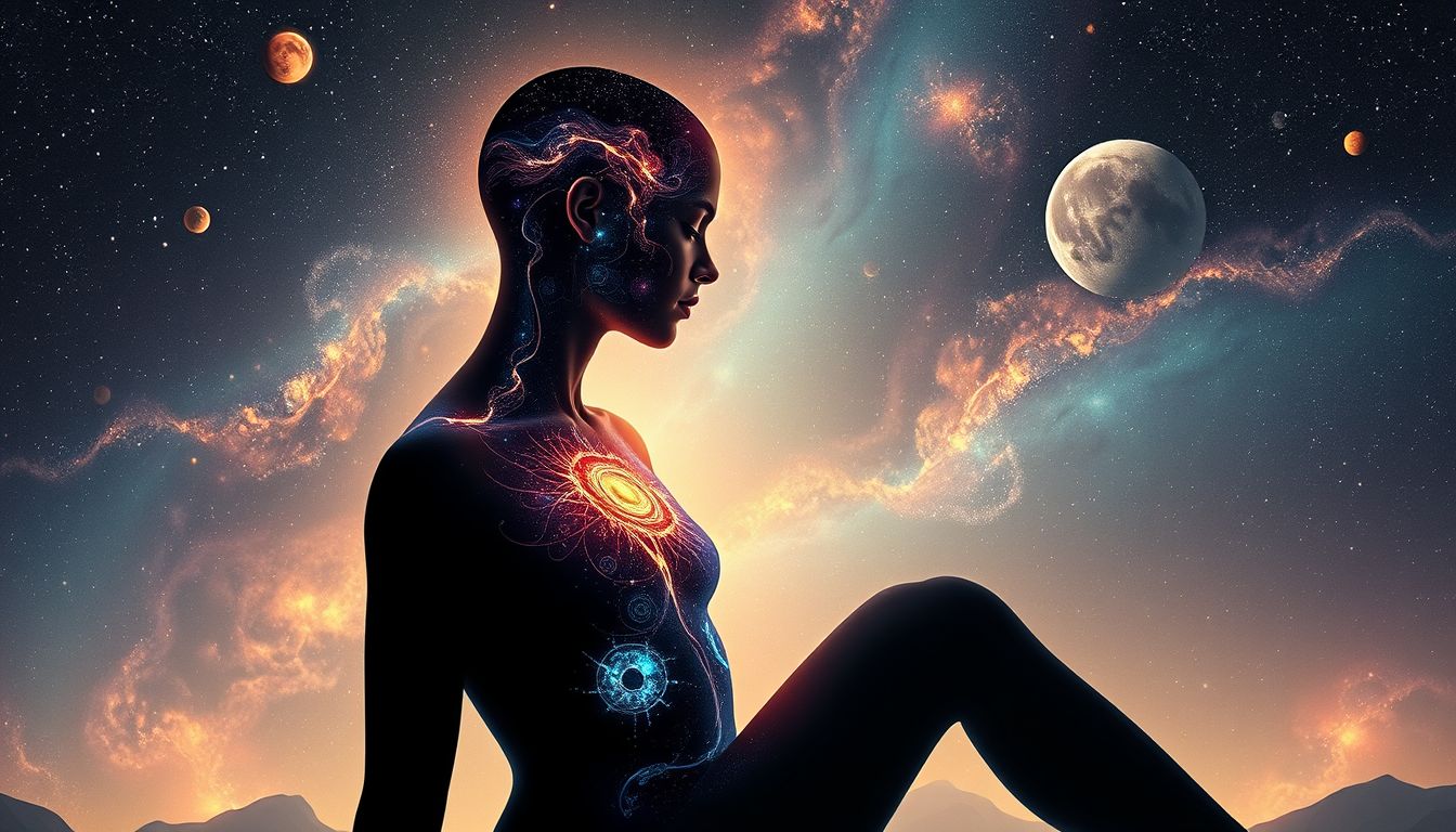 Im Traum Körper bemalen symbolisiert Selbstausdruck und innere Transformation.