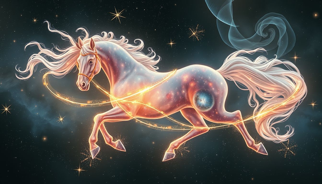Ein widerspenstiges Pferd symbolisiert innere Konflikte und Kontrollverlust.