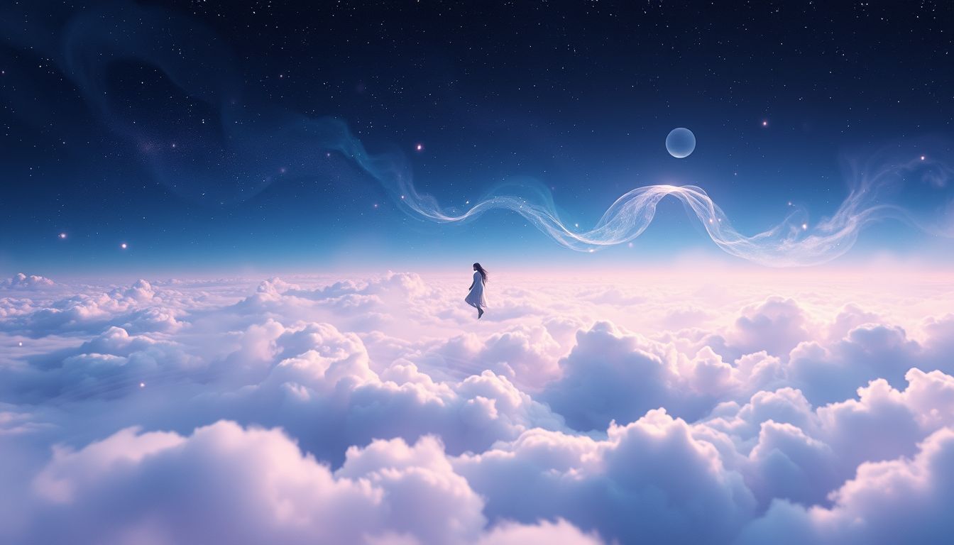 Über den Wolken schweben symbolisiert Freiheit und grenzenlose Lebensfreude.