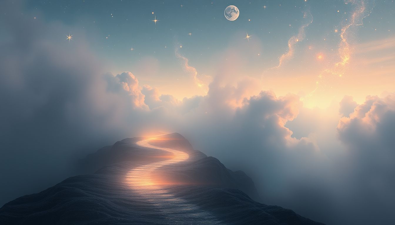 Der unbekannte Weg symbolisiert neue Chancen und persönliche Entwicklung.