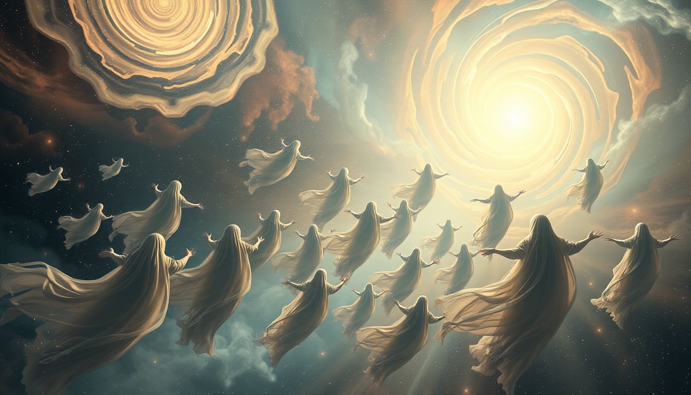 Viele Pelerinen symbolisieren Schutz und Gemeinschaft in Träumen.