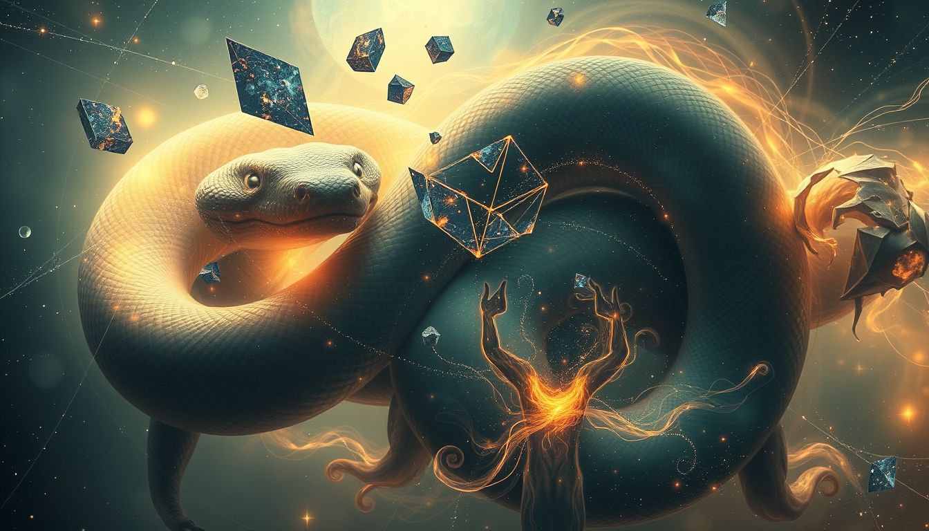 Ein Pythonbiss symbolisiert Verrat, Schmerz und tiefgreifende innere Veränderung.