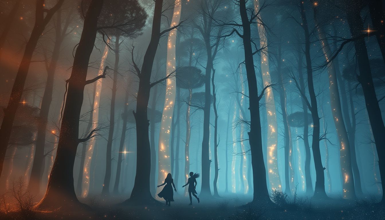 Die 10. Entführung im Wald symbolisiert oft verborgene Ängste und Kontrolle.