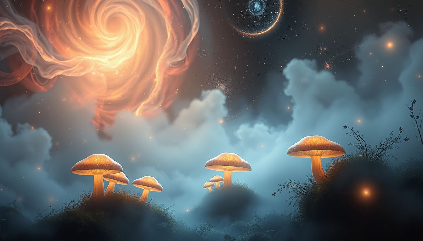Das Sehen von Pilzen im Wald symbolisiert verborgene Chancen.