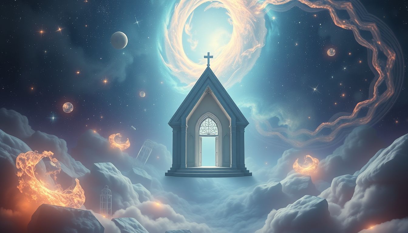 Eine leere Kapelle symbolisiert oft innere Ruhe und Leere.