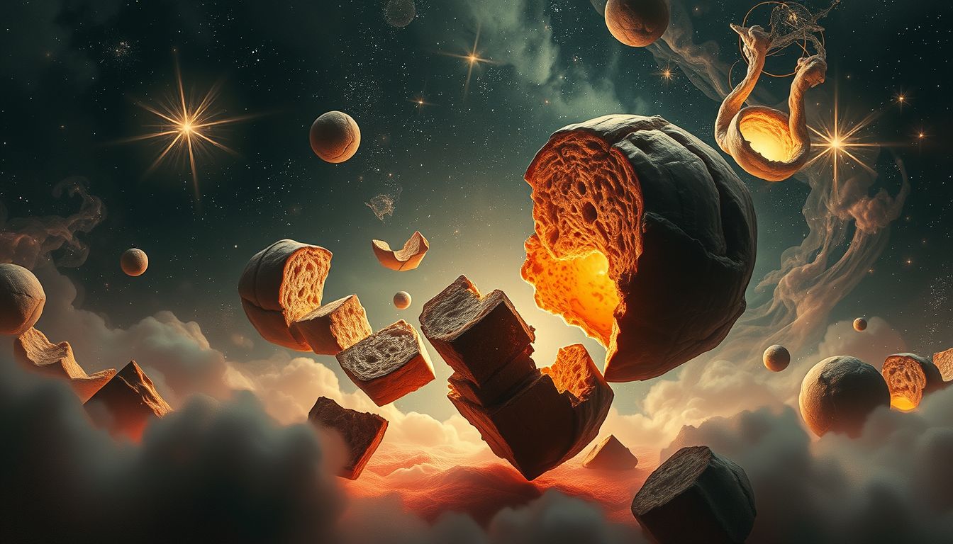 Verdorbenes Brot im Traum symbolisiert spirituelle Warnung und Reinigung.