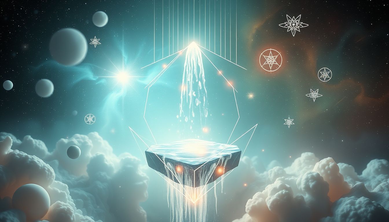 Träume von Heilquellen im künstlichen Umfeld symbolisieren innere Heilung.