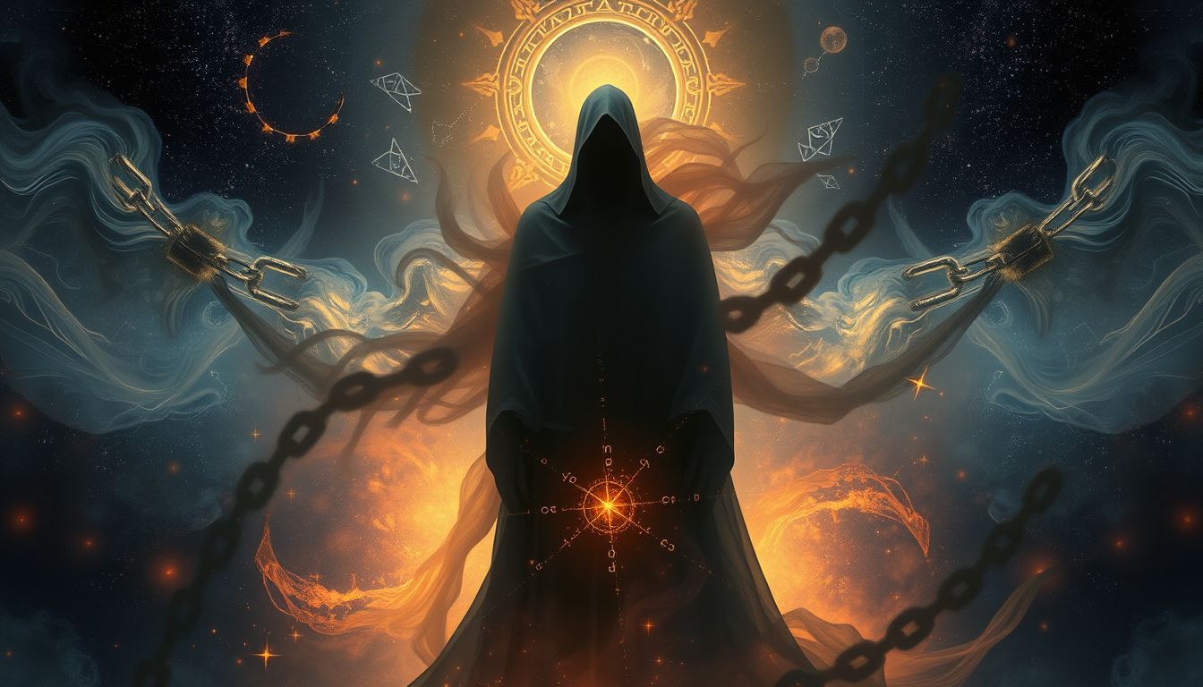 Ein sündiger Kirchenbeamter symbolisiert geheime Schuld und inneren Konflikt.