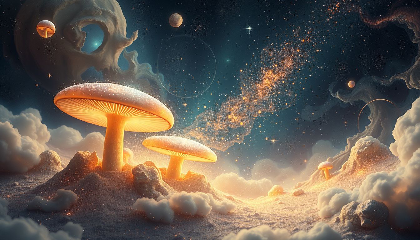 Pilze zerstören symbolisieren oft innere Konflikte und Loslösung.