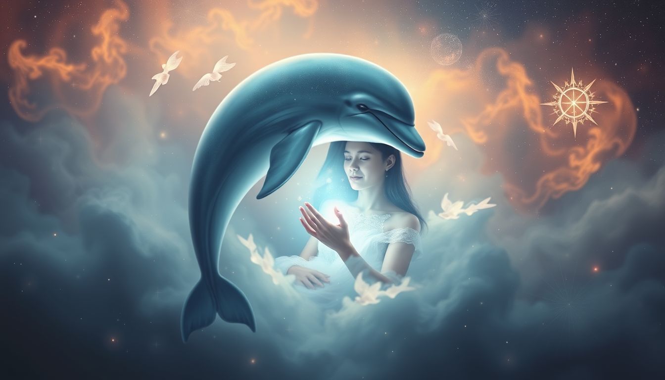 Ein Delfin-Traum symbolisiert emotionale Wärme und inneren Frieden.