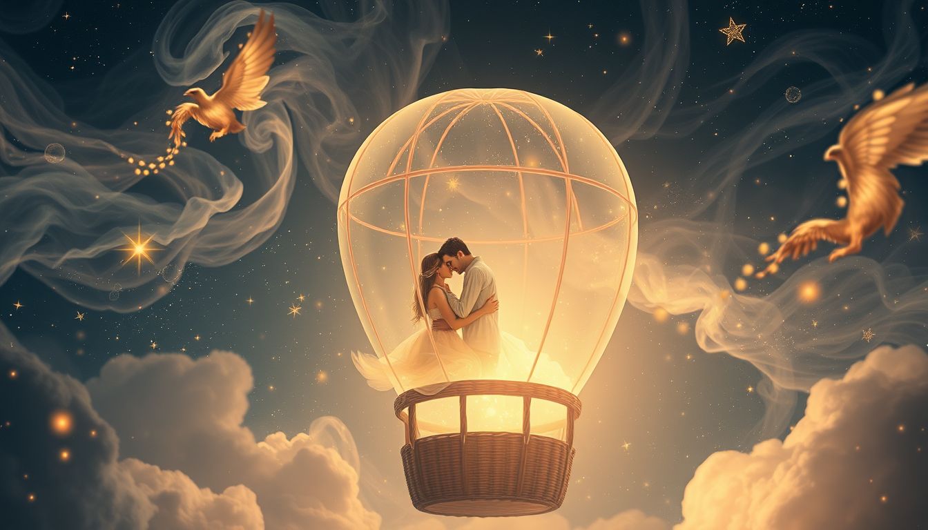 Träumen von Ballonfahrten symbolisiert Nähe und gemeinsames Abenteuer.