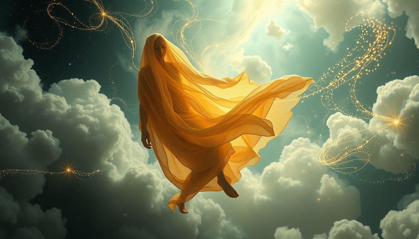 Ein Woll-Kaftan symbolisiert Wärme, Geborgenheit und schützende Kraft.