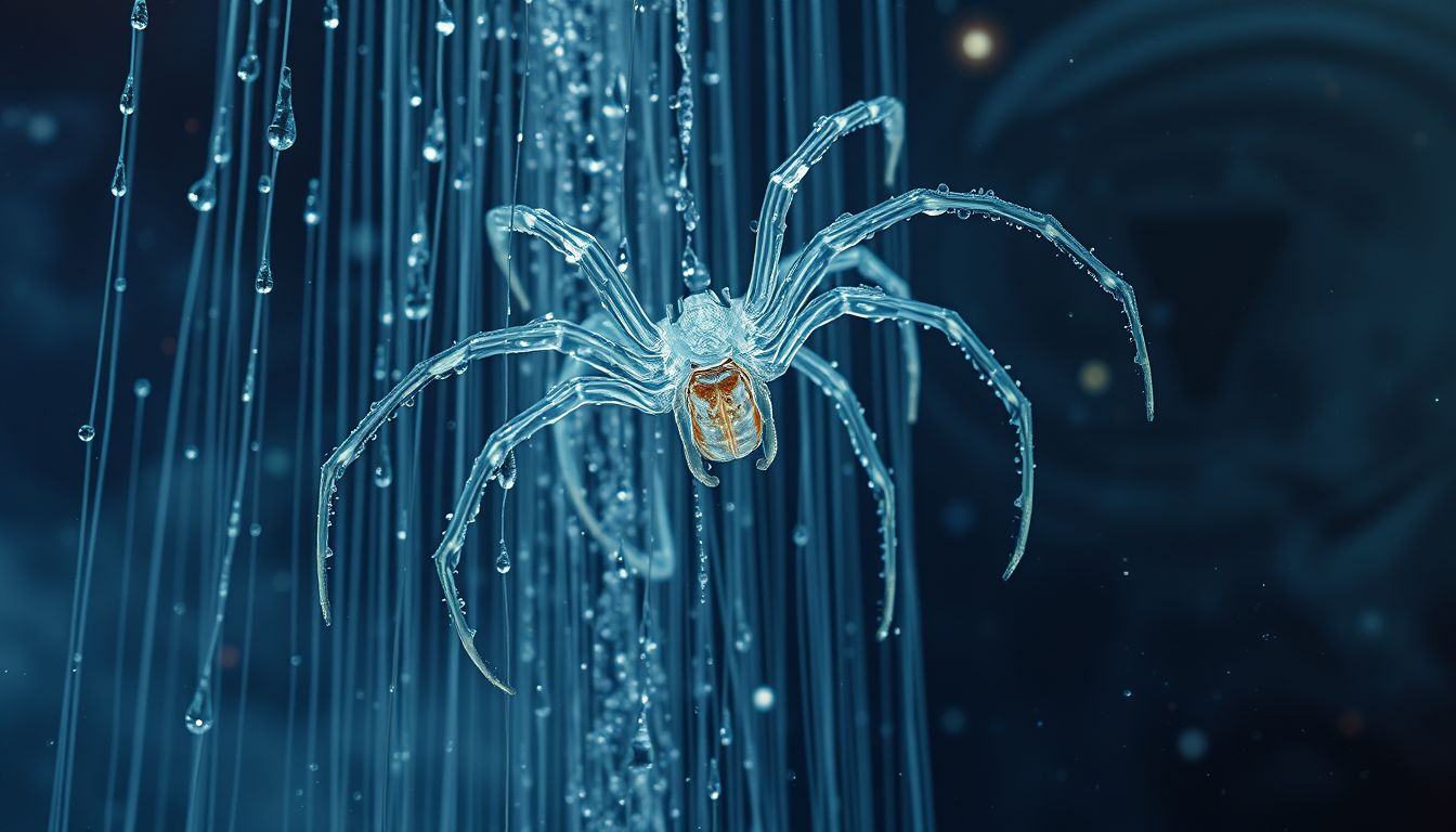 Giftspinne in der Dusche symbolisiert verborgene Gefahren im Alltag.