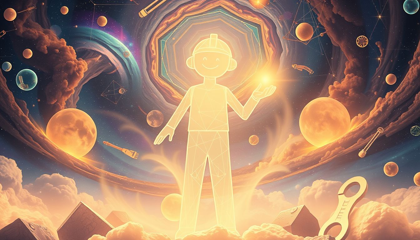 Ein freundlicher Bauarbeiter im Traum symbolisiert unerwartete Unterstützung.