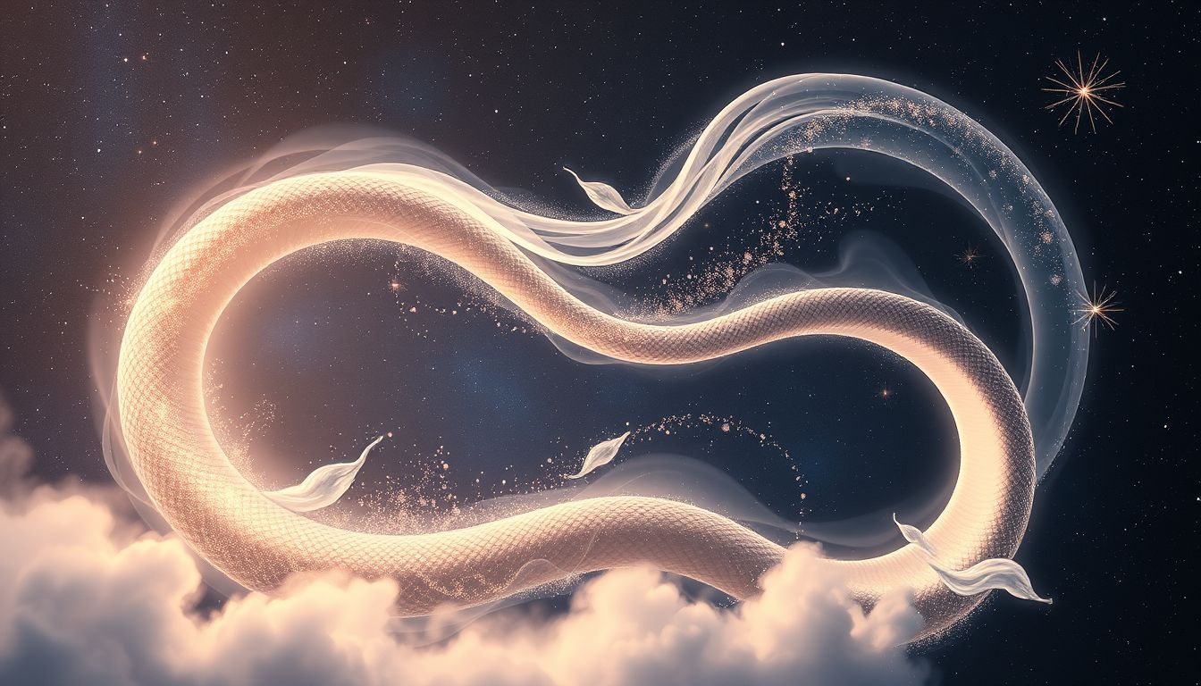 Eine Natter verwandelt sich oft in verborgene Ängste im Traum.