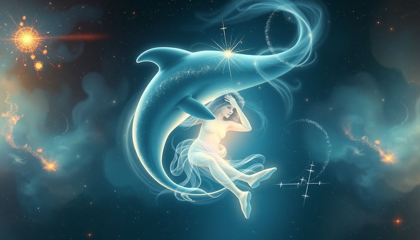 Ein Delfin im Traum symbolisiert Schutz und geborgene Sicherheit.
