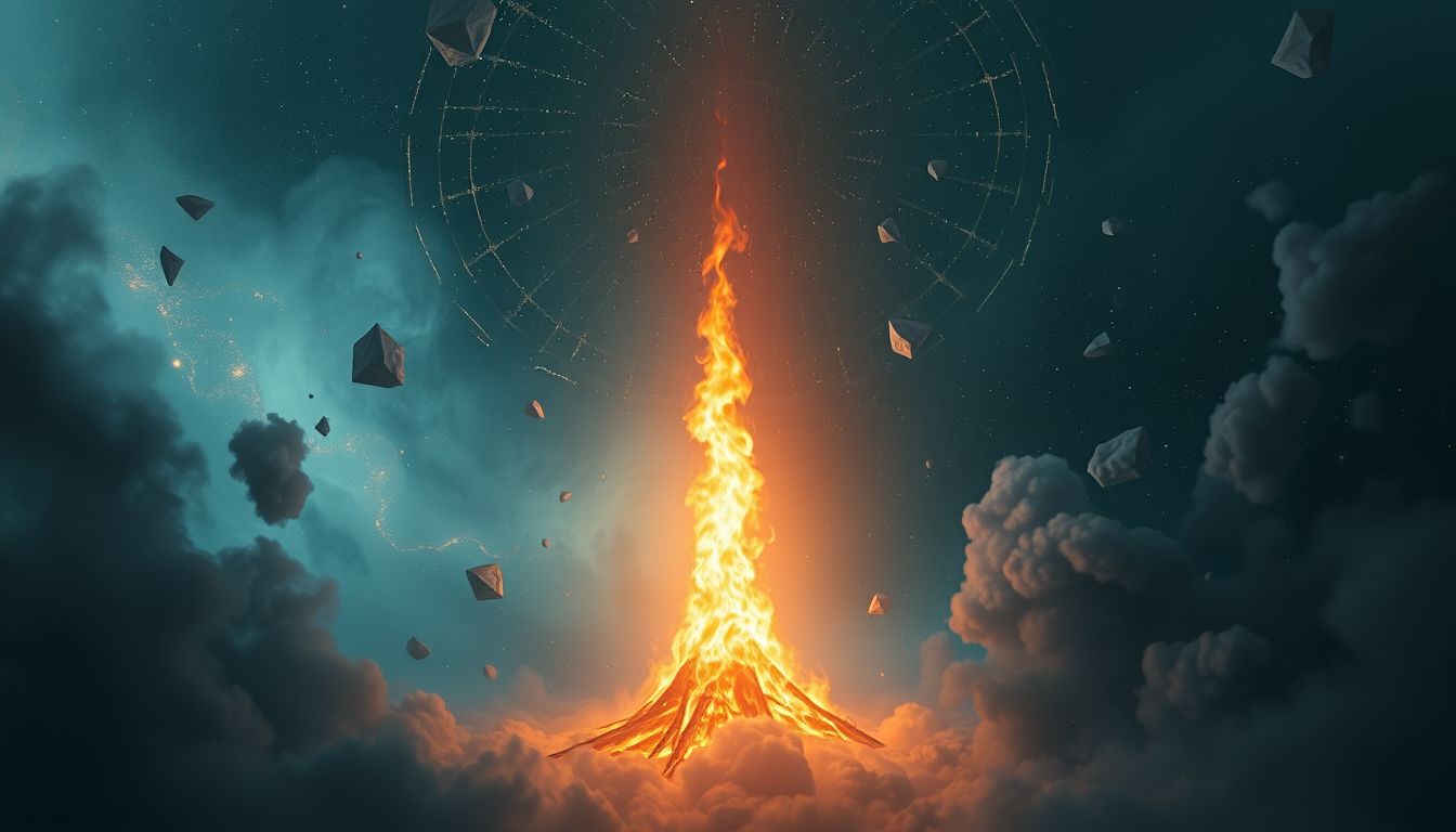 Ein Signalfeuer kann in Träumen bevorstehenden Krieg symbolisieren.