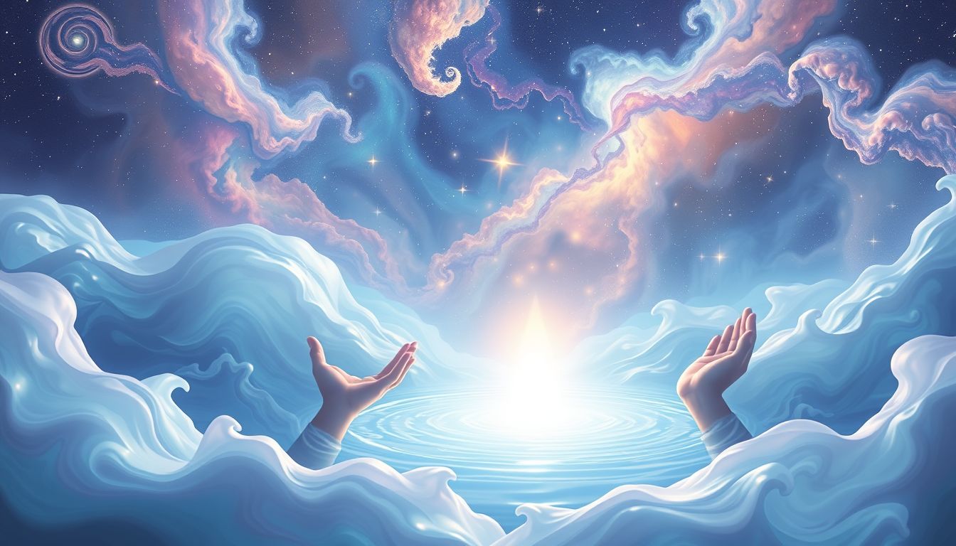 Das Anbeten einer Heilquelle symbolisiert Sehnsucht nach innerer Heilung.