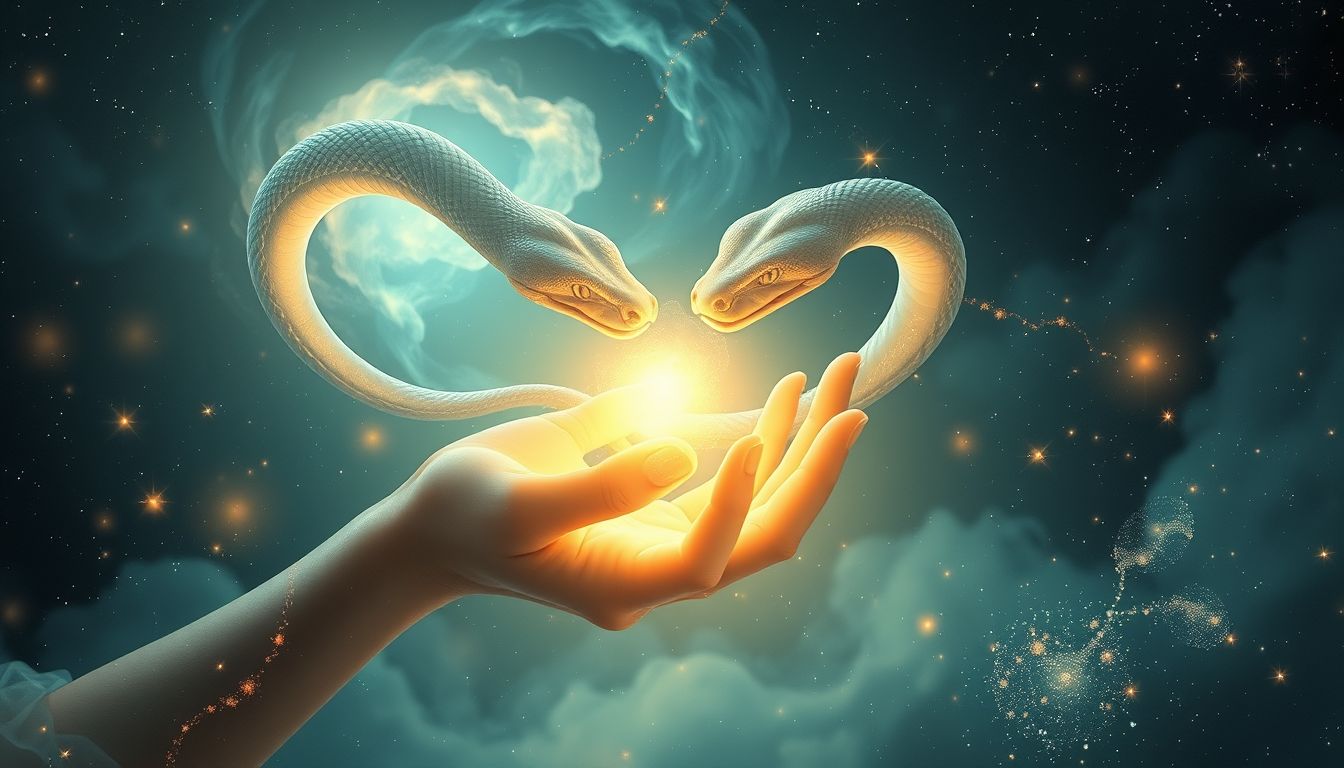 Ein Natternbiss im Traum symbolisiert oft unerwartete Warnungen.