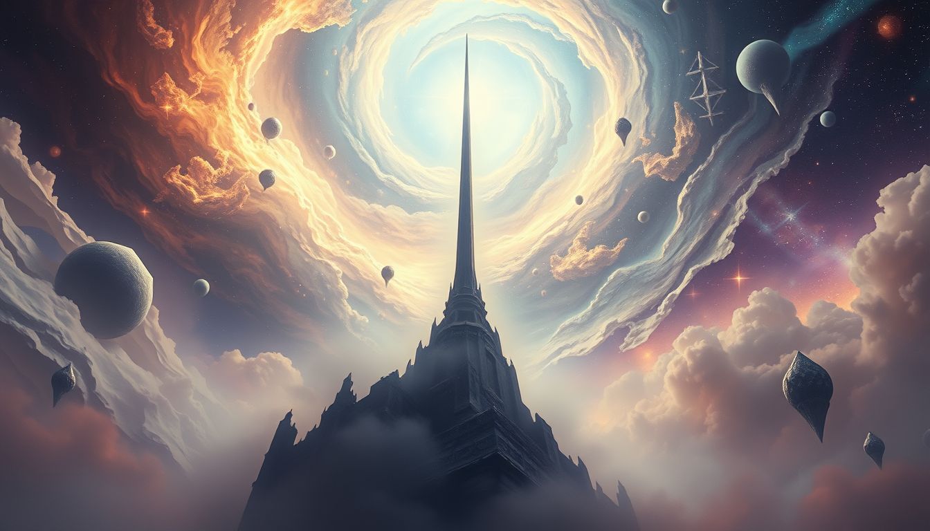 Ein dunkler Mast symbolisiert verborgene Ängste oder Unsicherheiten im Traum.
