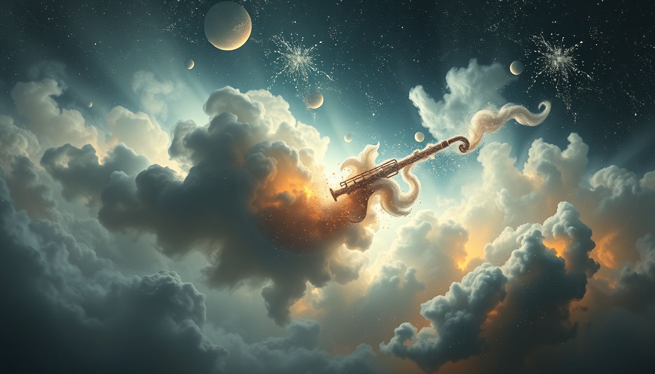 Eine verstimmte Oboe symbolisiert unterdrückte, unausgesprochene Emotionen.