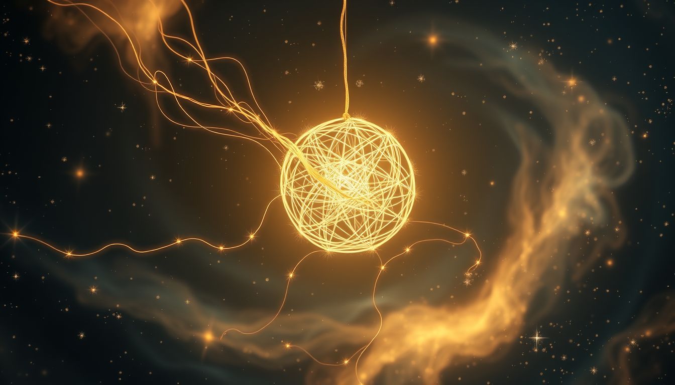 Der Zwirnknäuel symbolisiert oft innere Führung und verborgene Einsichten.