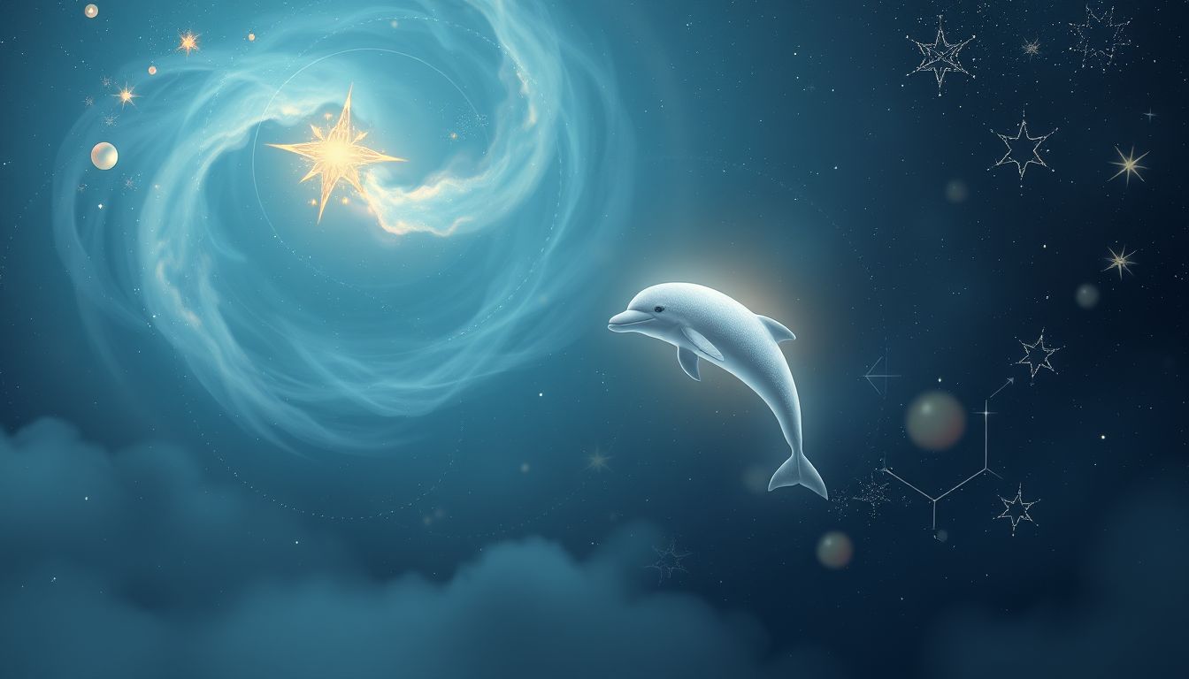Ein Delfin-Traum symbolisiert Achtsamkeit und innere Wachsamkeit.